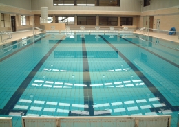 Construcción piscina para polideportivo